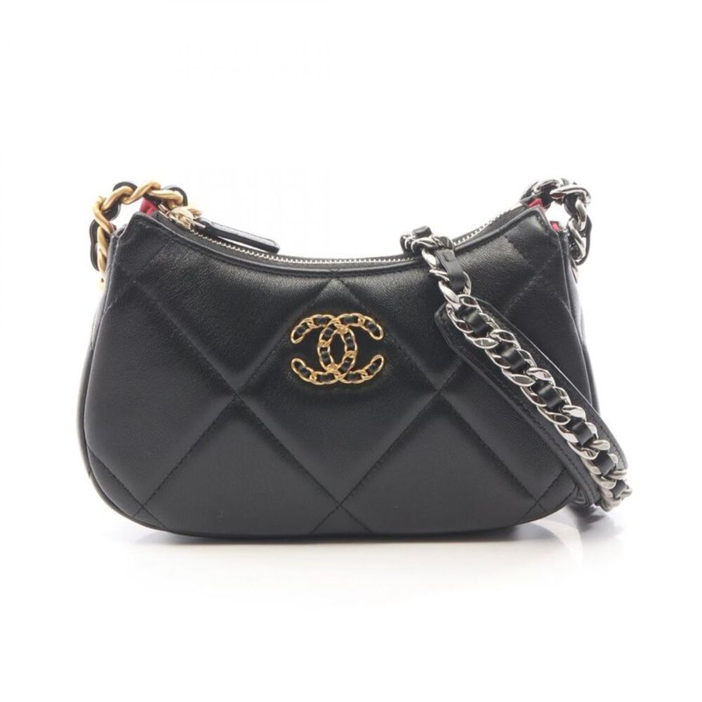 CHANEL Chanel 19 Lambskin Shoulder Bag